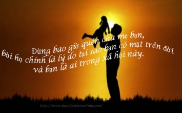 Hãy yêu thương cha mẹ như yêu thương chính bản thân mình